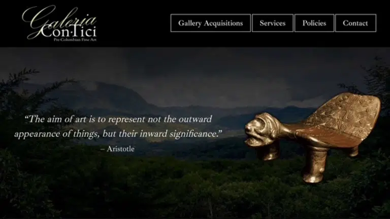 Legacies of the Ancients Galeria Contici's Unparalleled Collection of Pre-Columbian Artifacts