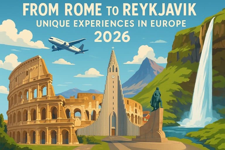 From Rome to Reykjavik: Unique Experiences in Europe 2026 Iconic European landmarks spanning from the Colosseum in Rome to Reykjavik’s northern lights