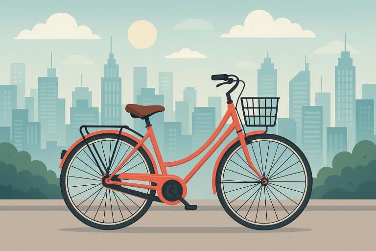 Bicycles parked along city street, highlighting rising popularity of cycling among girls