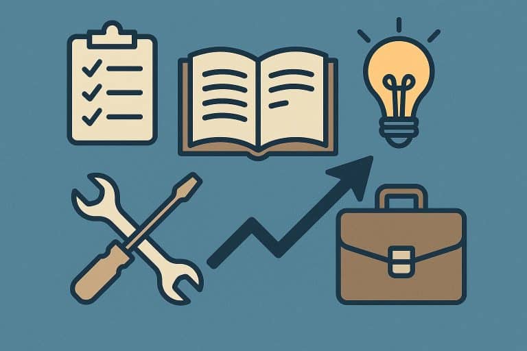 Books and tools symbolizing skills-based education curriculum advocated by Lord John Nash